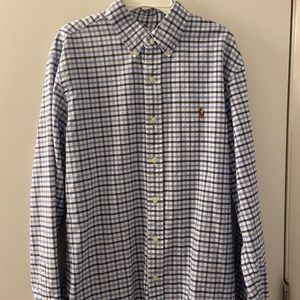 Men’s Ralph Lauren gingham button down shirt